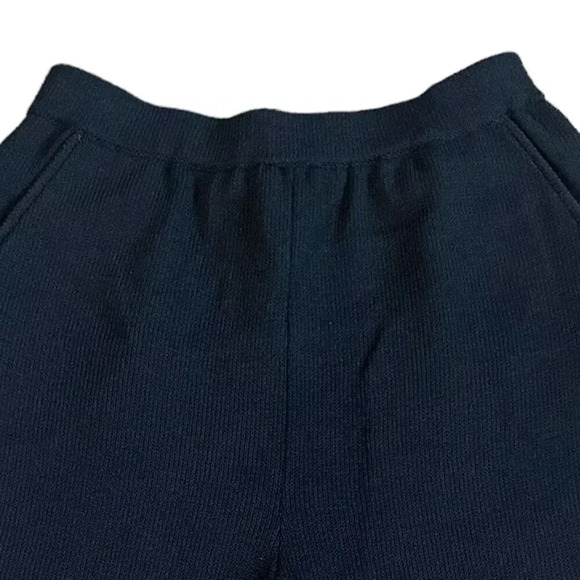 St. John Sport Cropped Black Pants Capri Stretch Santana Knit Size Small Women's - Picture 2 of 8